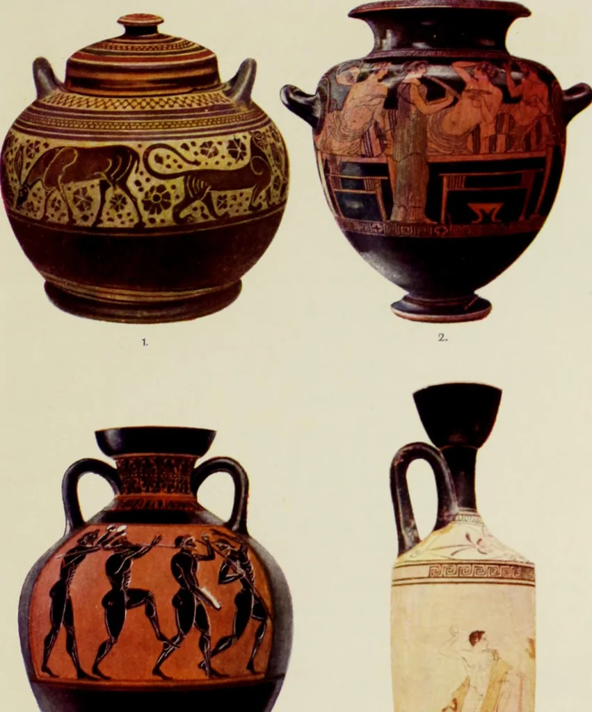An illustration from The glory that was Greece : a survey of Hellenic culture and civilization, 1915, leaf 204