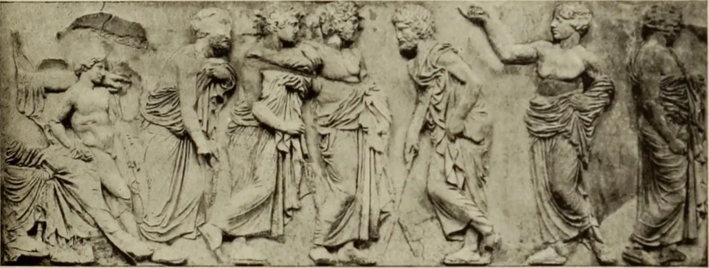An illustration from The glory that was Greece : a survey of Hellenic culture and civilization, 1915, leaf 262
