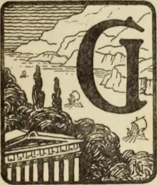 An illustration from The glory that was Greece : a survey of Hellenic culture and civilization, 1915, leaf 34