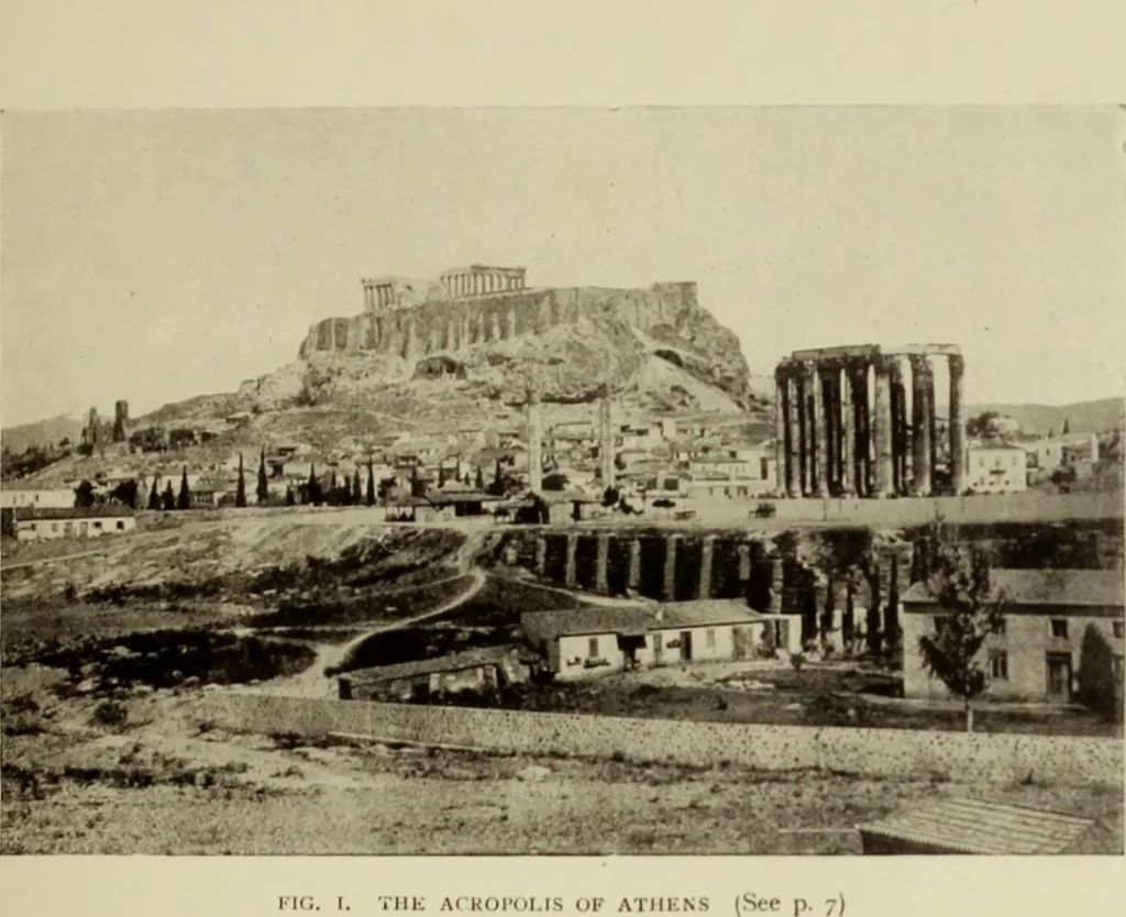 An illustration from The glory that was Greece : a survey of Hellenic culture and civilization, 1915, leaf 40