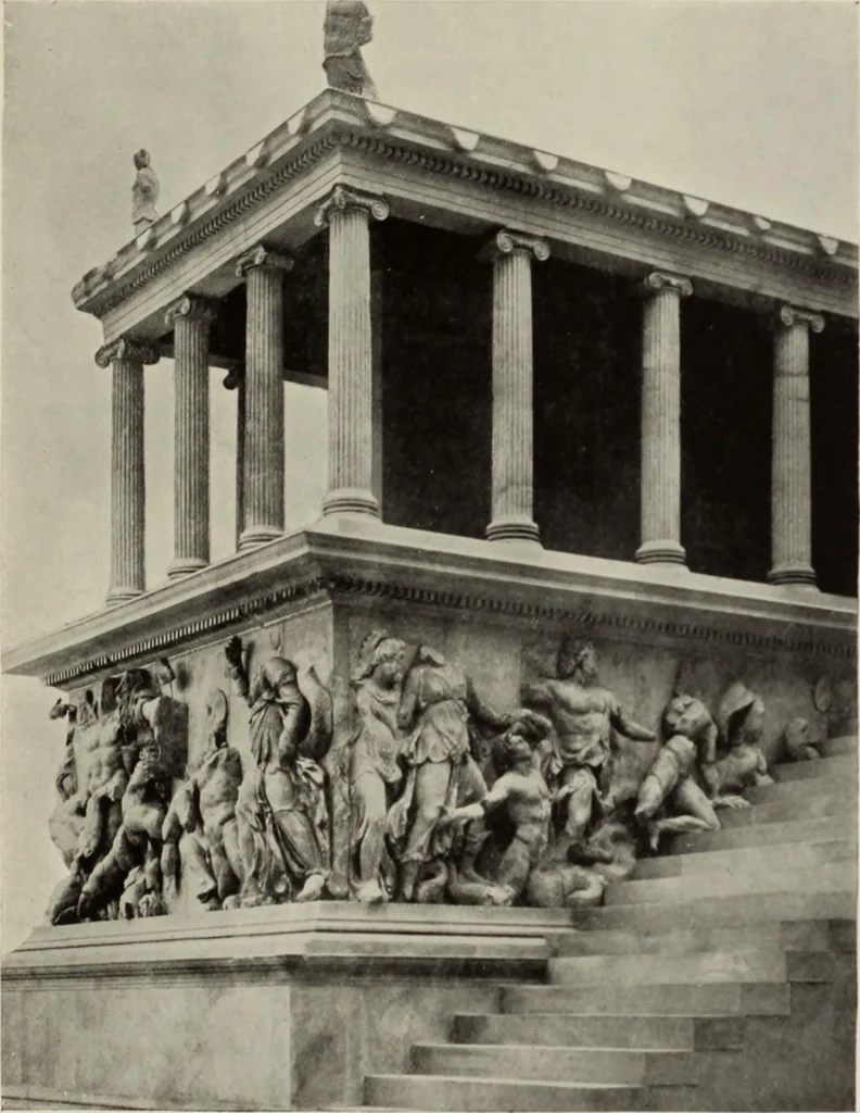An illustration from The glory that was Greece : a survey of Hellenic culture and civilization, 1915, leaf 452