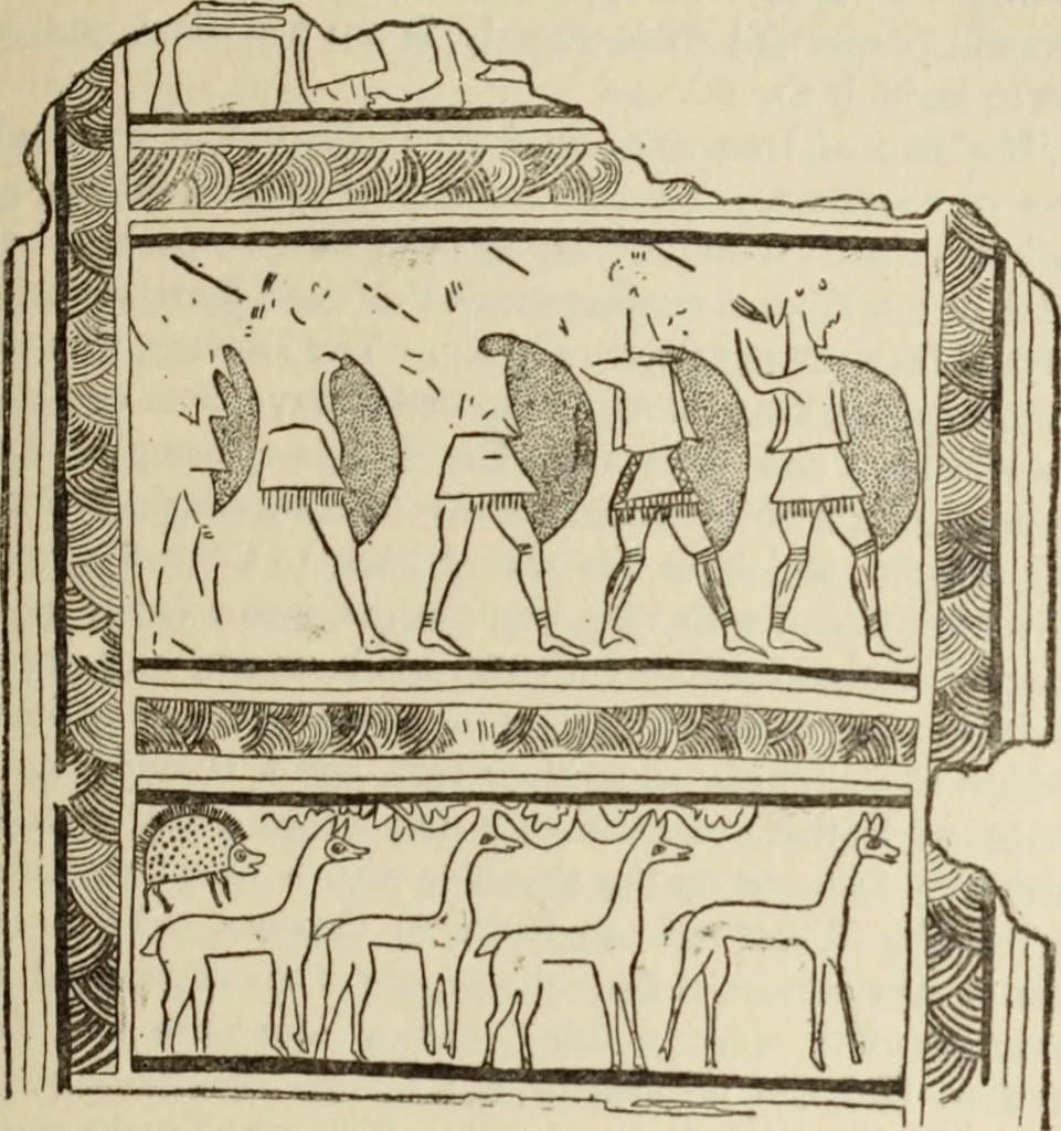 An illustration from The glory that was Greece : a survey of Hellenic culture and civilization, 1915, leaf 90