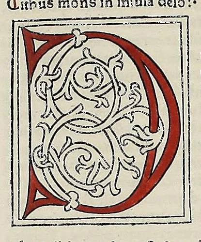 An illustration from [Glossae ex illustrissimis auctoribus collectae], leaf 100