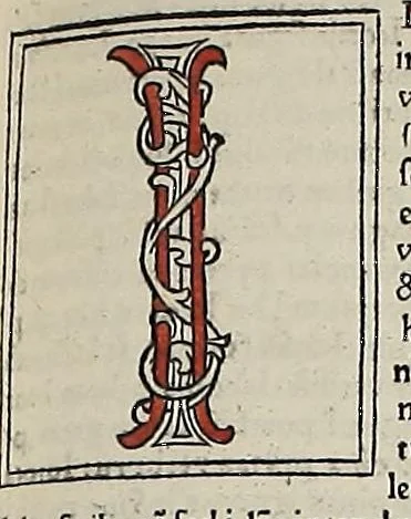 An illustration from [Glossae ex illustrissimis auctoribus collectae], leaf 203