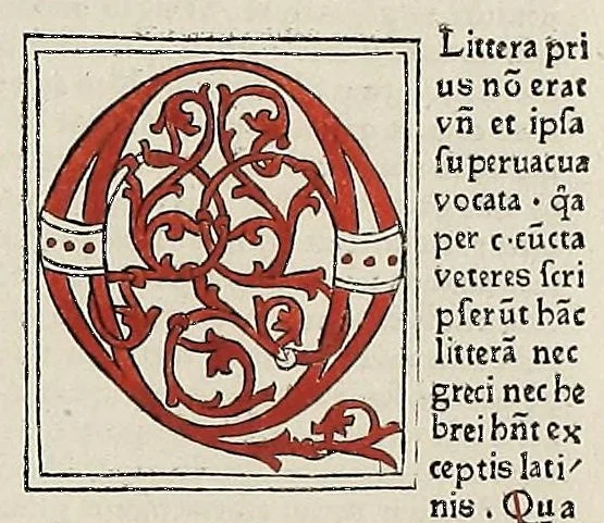 An illustration from [Glossae ex illustrissimis auctoribus collectae], leaf 363