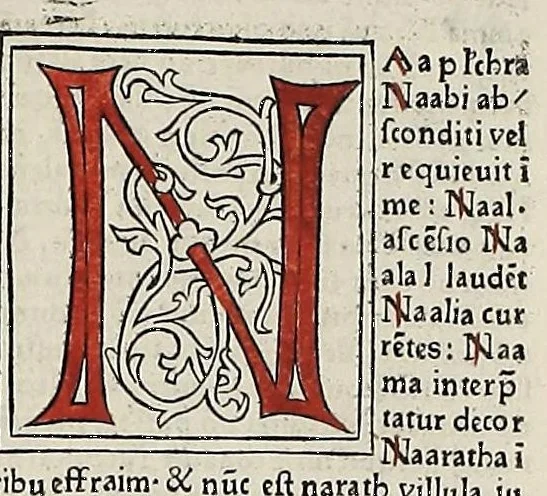 An illustration from [Glossae ex illustrissimis auctoribus collectae], leaf 555