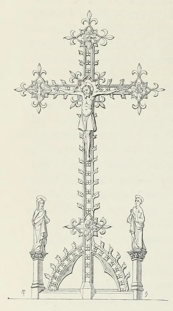 An illustration from Glossary of ecclesiastical ornament and costume : compiled and illustrated from ancient authorities and examples, 1844, leaf 112