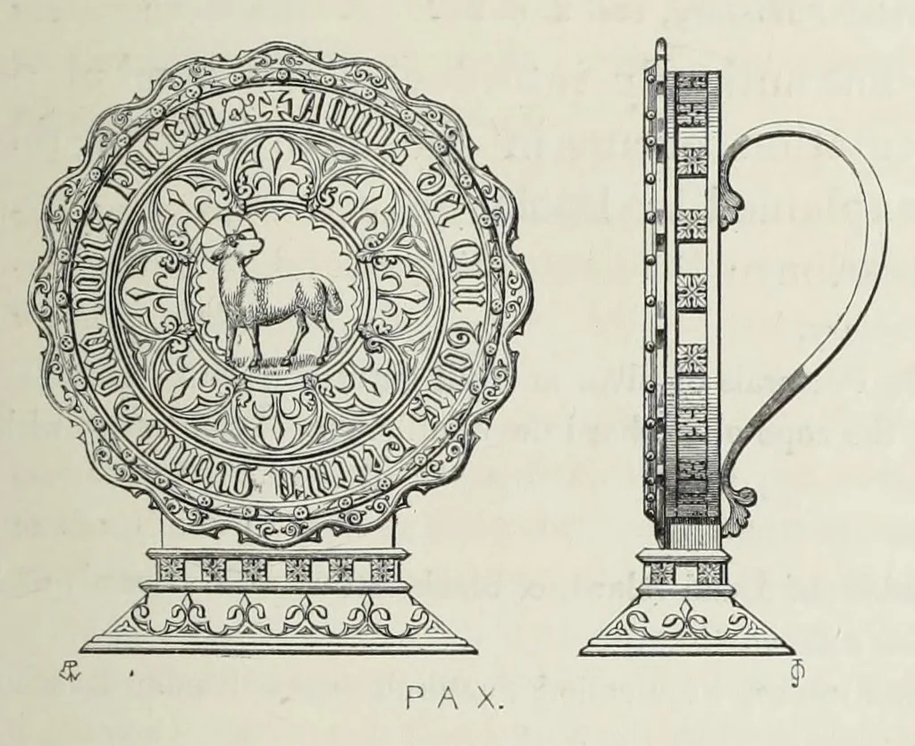 An illustration from Glossary of ecclesiastical ornament and costume : compiled and illustrated from ancient authorities and examples, 1844, leaf 197