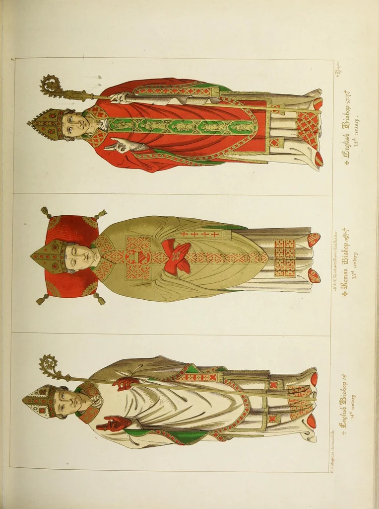 An illustration from Glossary of ecclesiastical ornament and costume : compiled and illustrated from ancient authorities and examples, 1844, leaf 257