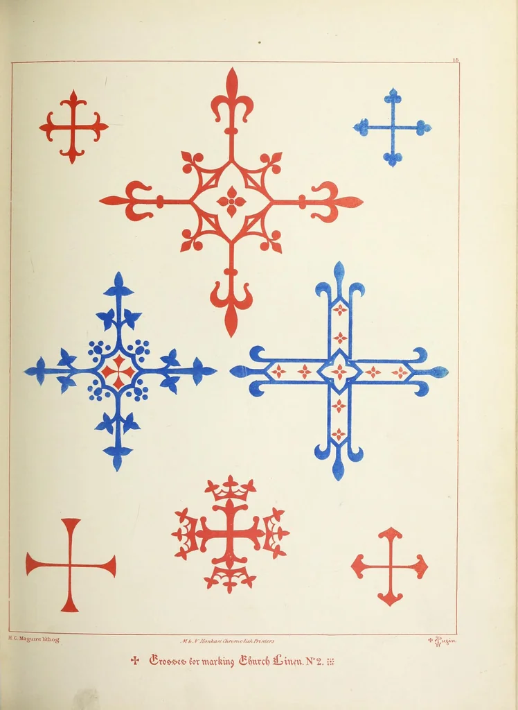 An illustration from Glossary of ecclesiastical ornament and costume : compiled and illustrated from ancient authorities and examples, 1844, leaf 273