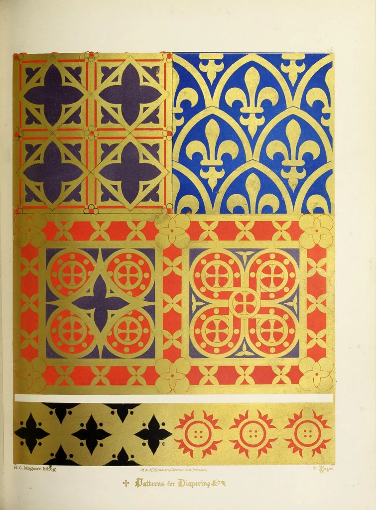 An illustration from Glossary of ecclesiastical ornament and costume : compiled and illustrated from ancient authorities and examples, 1844, leaf 297