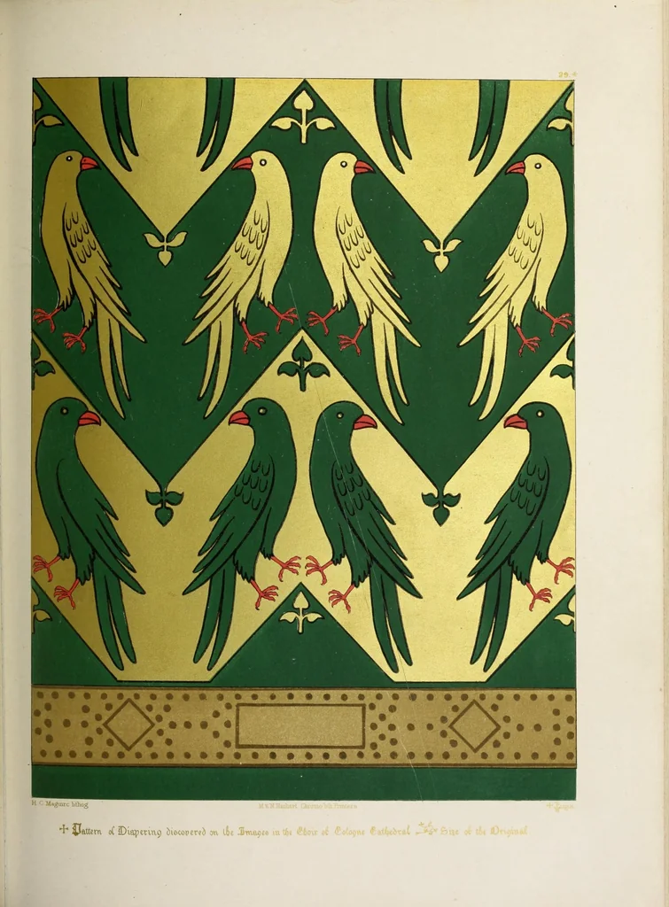 An illustration from Glossary of ecclesiastical ornament and costume : compiled and illustrated from ancient authorities and examples, 1844, leaf 303
