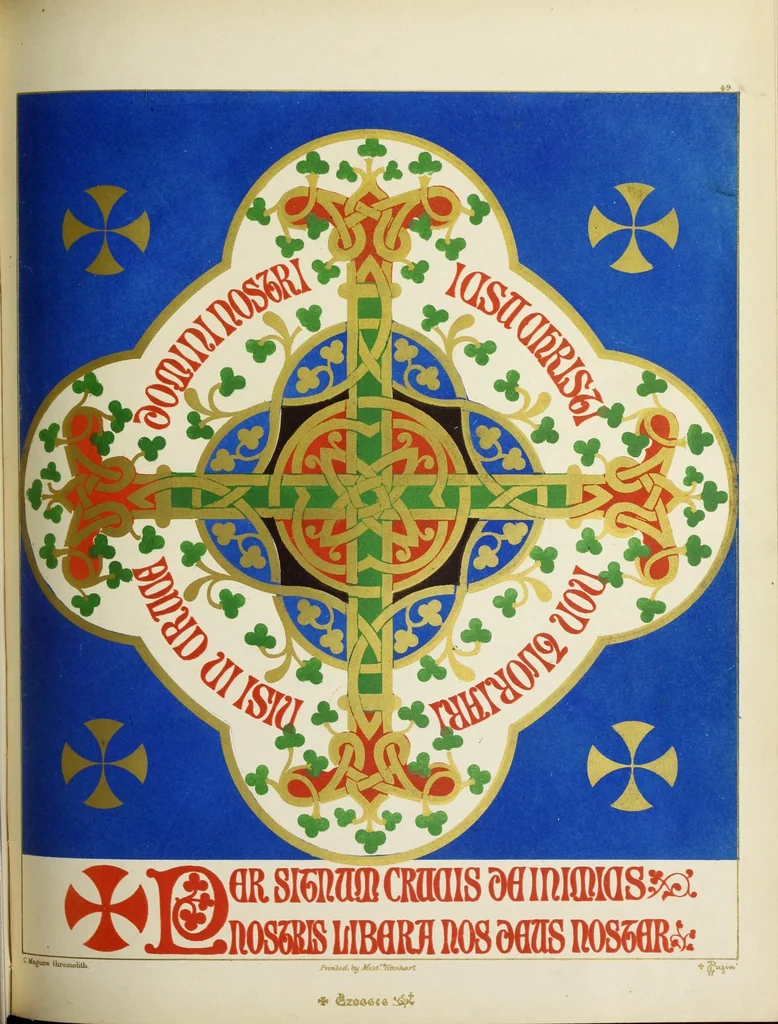 An illustration from Glossary of ecclesiastical ornament and costume : compiled and illustrated from ancient authorities and examples, 1844, leaf 347