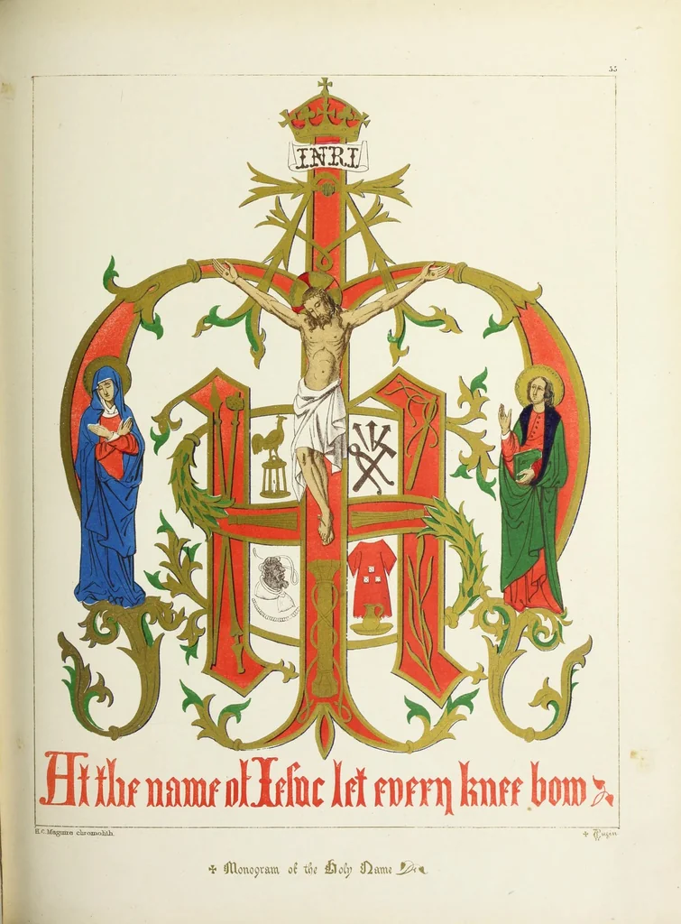 An illustration from Glossary of ecclesiastical ornament and costume : compiled and illustrated from ancient authorities and examples, 1844, leaf 359