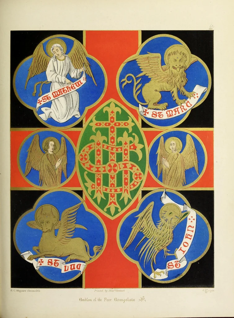 An illustration from Glossary of ecclesiastical ornament and costume : compiled and illustrated from ancient authorities and examples, 1844, leaf 373