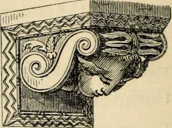 An illustration from A glossary of terms used in Grecian, Roman, Italian, and Gothic architecture, 1845, leaf 125