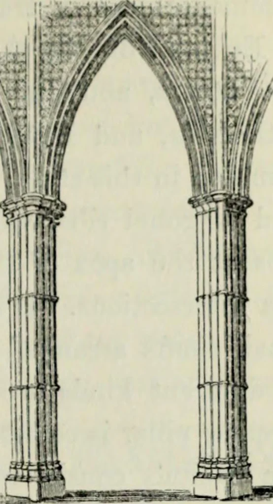 An illustration from A glossary of terms used in Grecian, Roman, Italian, and Gothic architecture, 1845, leaf 168
