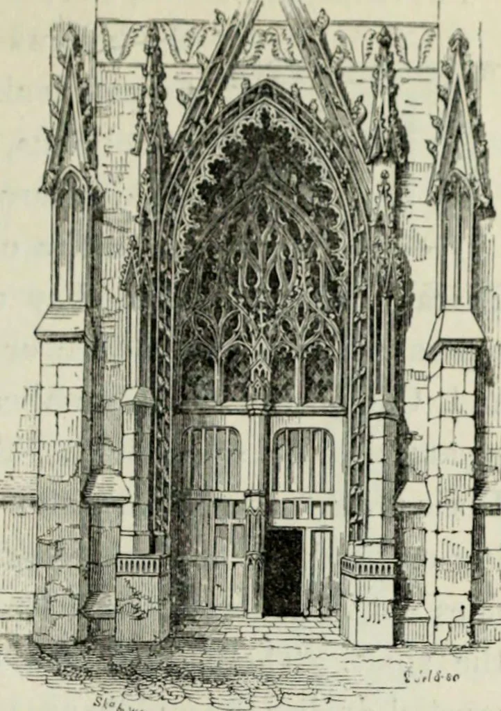 An illustration from A glossary of terms used in Grecian, Roman, Italian, and Gothic architecture, 1845, leaf 182