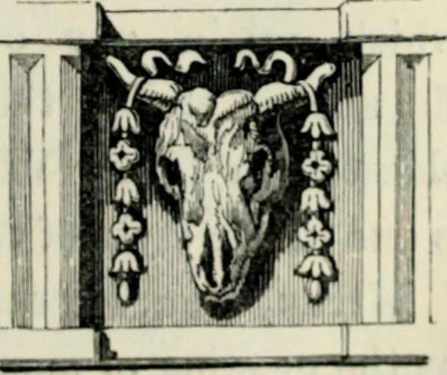 An illustration from A glossary of terms used in Grecian, Roman, Italian, and Gothic architecture, 1845, leaf 258
