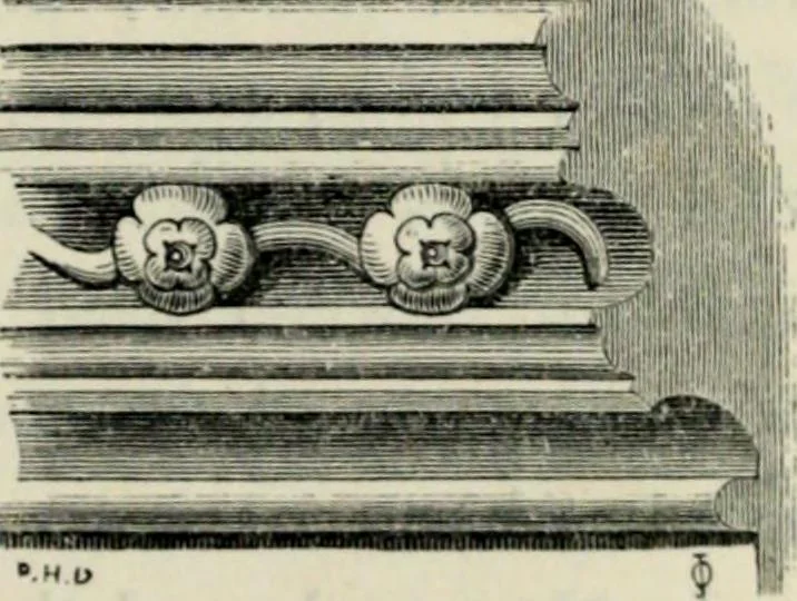 An illustration from A glossary of terms used in Grecian, Roman, Italian, and Gothic architecture, 1845, leaf 268