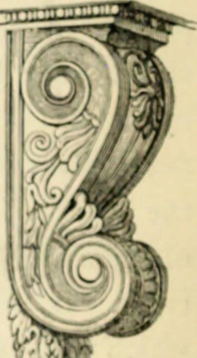 An illustration from A glossary of terms used in Grecian, Roman, Italian, and Gothic architecture, 1845, leaf 33