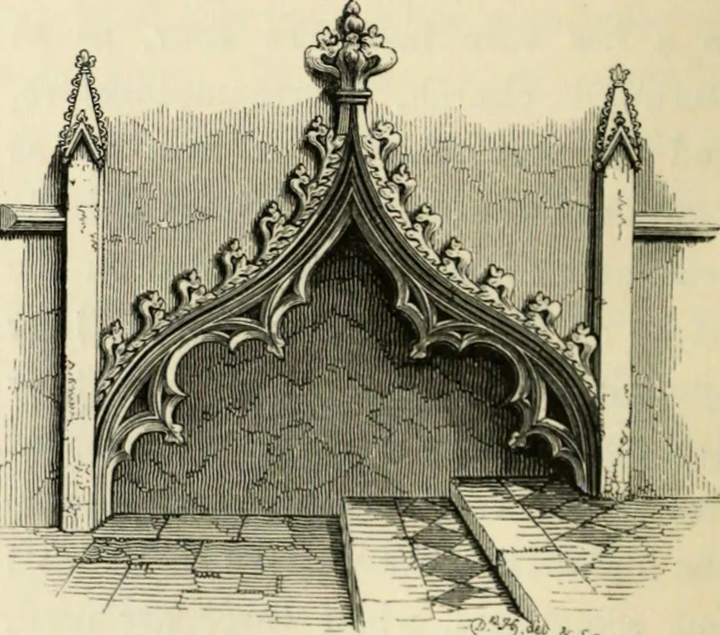 An illustration from A glossary of terms used in Grecian, Roman, Italian, and Gothic architecture, 1845, leaf 351