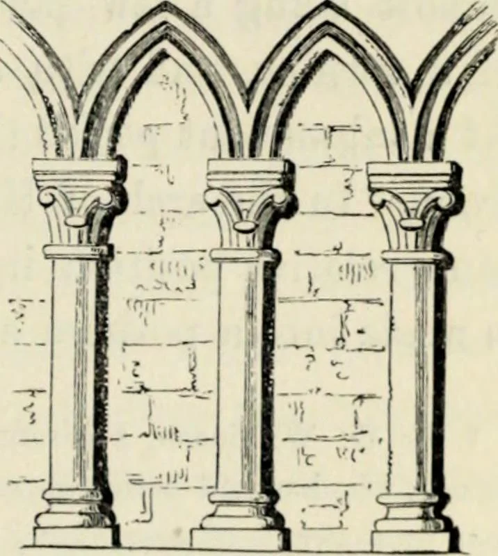 An illustration from A glossary of terms used in Grecian, Roman, Italian, and Gothic architecture, 1845, leaf 40