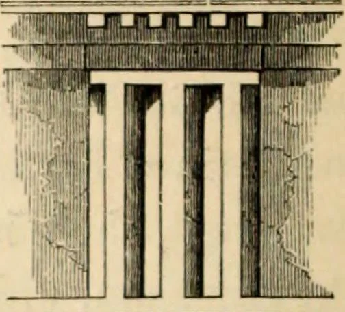 An illustration from A glossary of terms used in Grecian, Roman, Italian, and Gothic architecture, 1845, leaf 407
