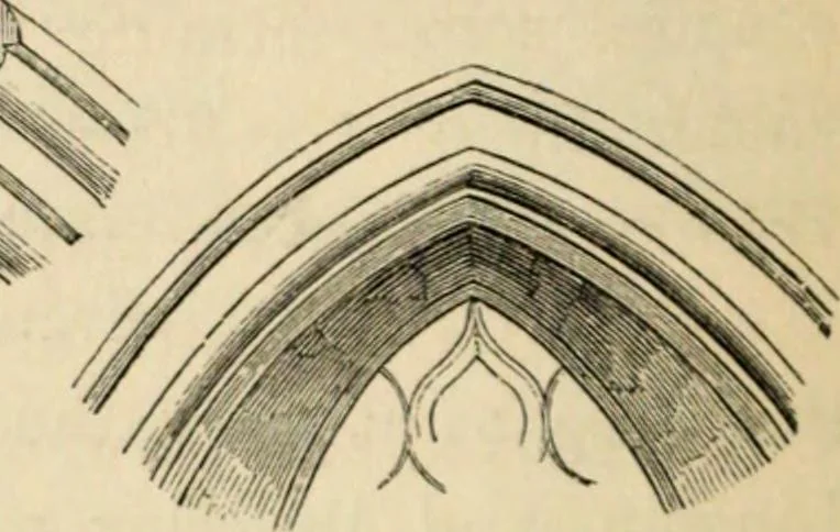 An illustration from A glossary of terms used in Grecian, Roman, Italian, and Gothic architecture, 1845, leaf 425