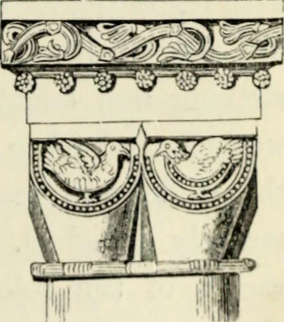 An illustration from A glossary of terms used in Grecian, Roman, Italian, and Gothic architecture, 1845, leaf 98