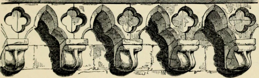 An illustration from A glossary of terms used in Grecian, Roman, Italian, and Gothic architecture, 1845, leaf 107