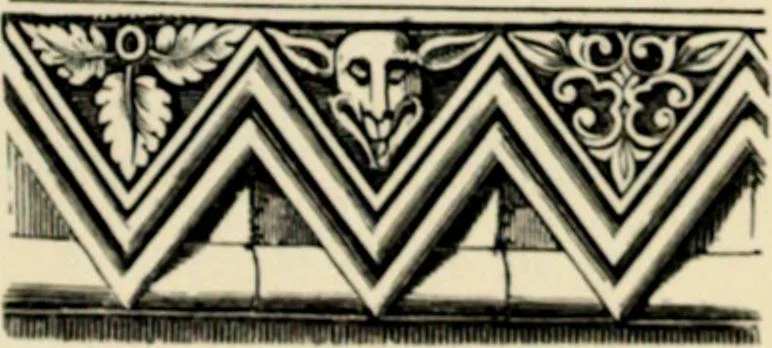 An illustration from A glossary of terms used in Grecian, Roman, Italian, and Gothic architecture, 1845, leaf 181
