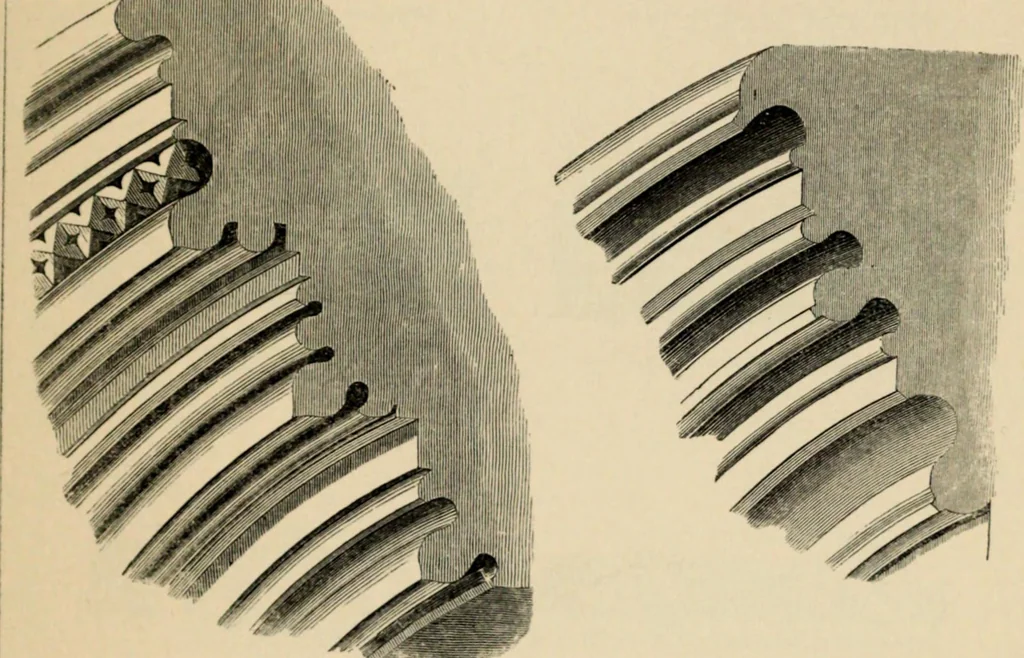 An illustration from A glossary of terms used in Grecian, Roman, Italian, and Gothic architecture, 1845, leaf 195