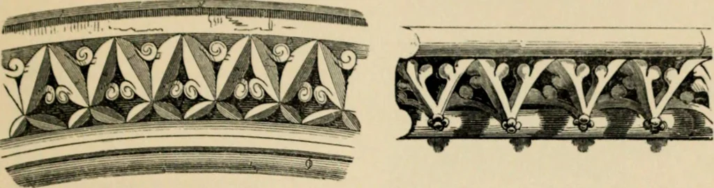 An illustration from A glossary of terms used in Grecian, Roman, Italian, and Gothic architecture, 1845, leaf 197