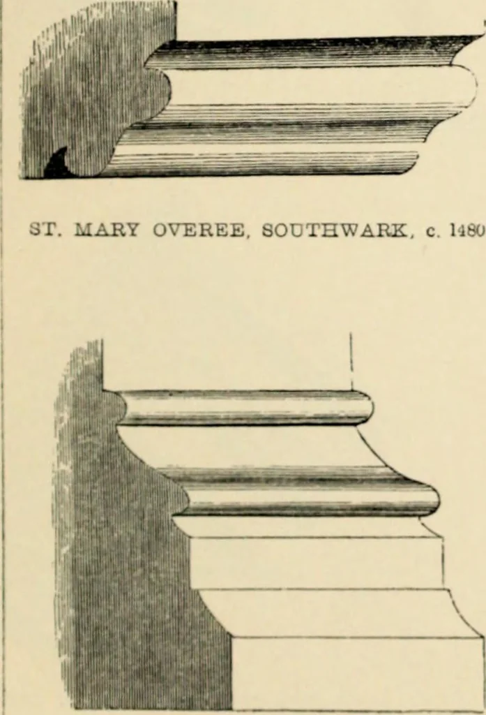 An illustration from A glossary of terms used in Grecian, Roman, Italian, and Gothic architecture, 1845, leaf 205