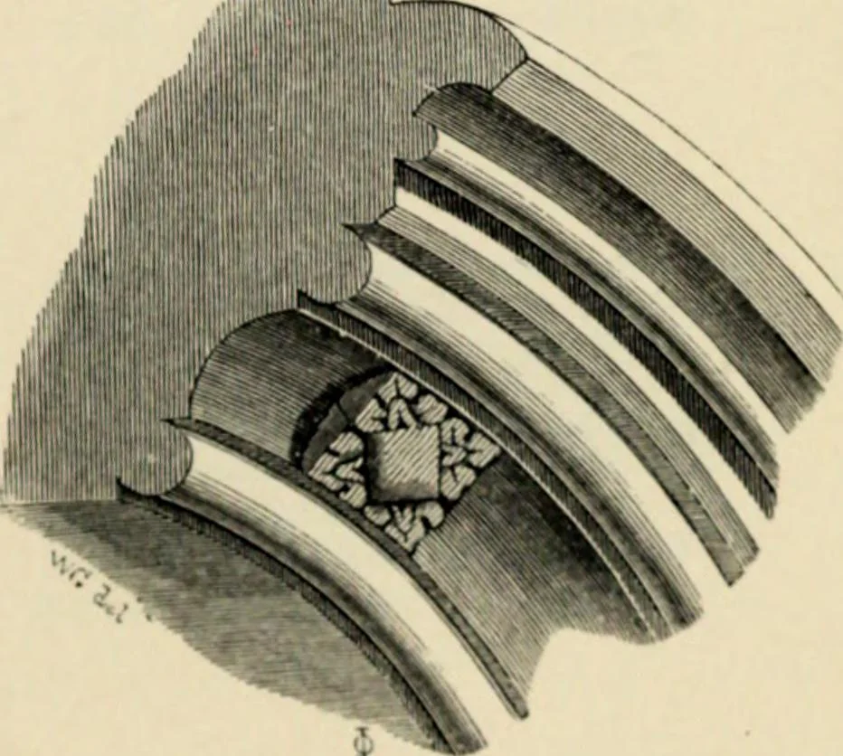 An illustration from A glossary of terms used in Grecian, Roman, Italian, and Gothic architecture, 1845, leaf 207
