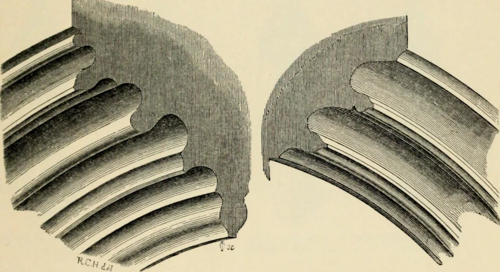 An illustration from A glossary of terms used in Grecian, Roman, Italian, and Gothic architecture, 1845, leaf 211