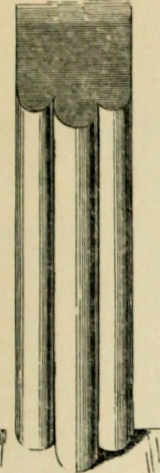 An illustration from A glossary of terms used in Grecian, Roman, Italian, and Gothic architecture, 1845, leaf 213