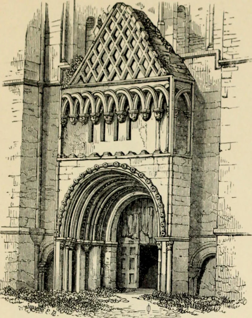 An illustration from A glossary of terms used in Grecian, Roman, Italian, and Gothic architecture, 1845, leaf 257