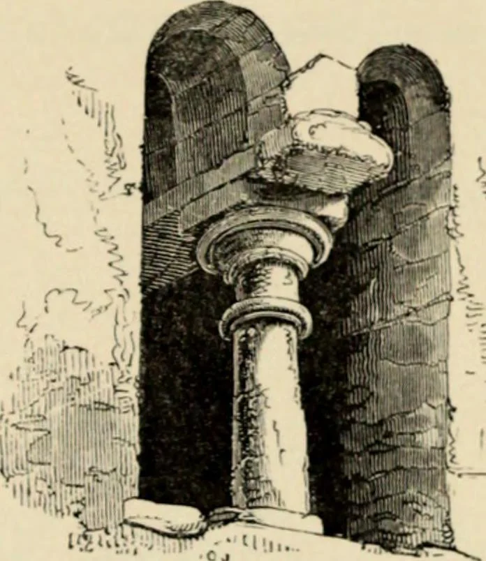 An illustration from A glossary of terms used in Grecian, Roman, Italian, and Gothic architecture, 1845, leaf 323