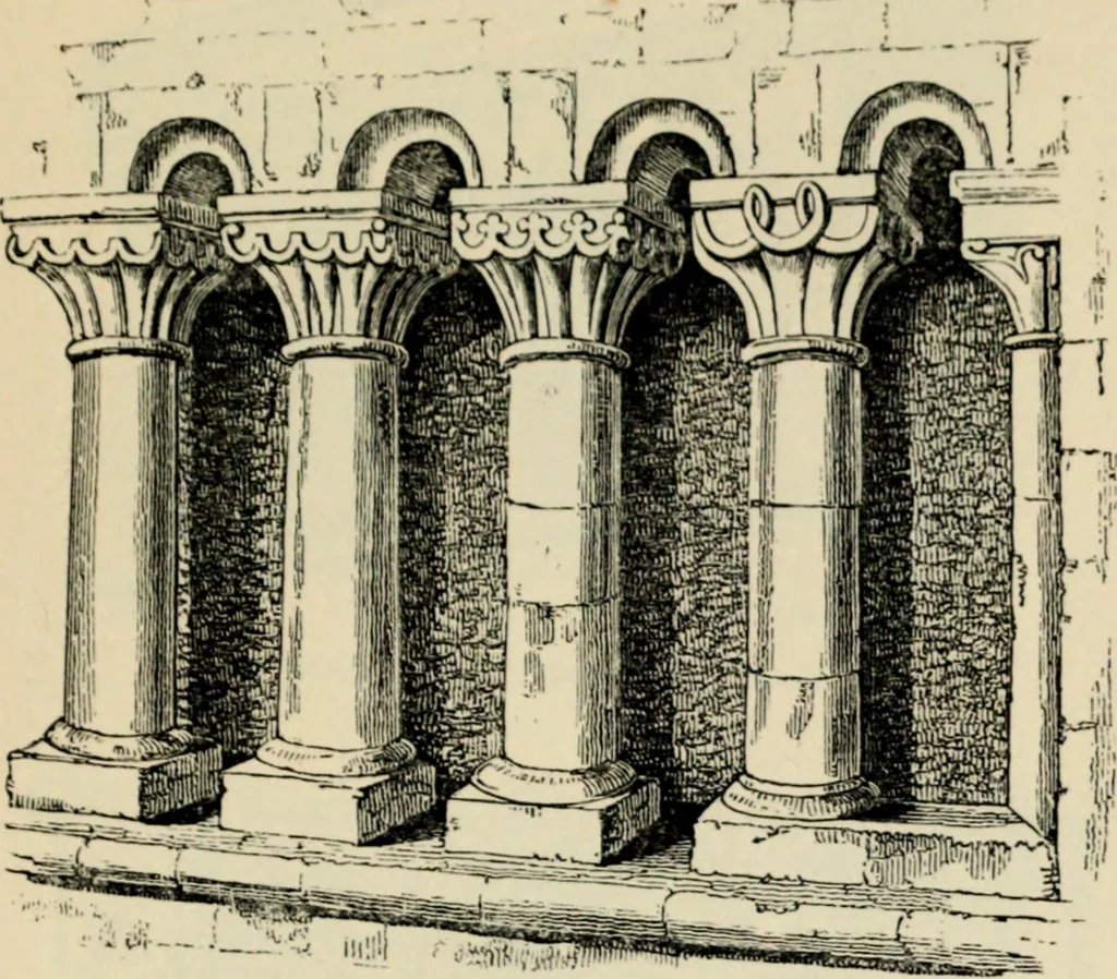 An illustration from A glossary of terms used in Grecian, Roman, Italian, and Gothic architecture, 1845, leaf 41