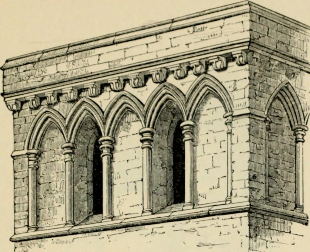 An illustration from A glossary of terms used in Grecian, Roman, Italian, and Gothic architecture, 1845, leaf 43