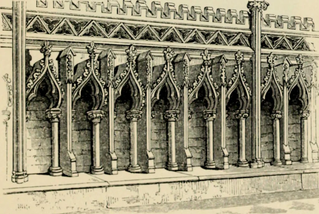 An illustration from A glossary of terms used in Grecian, Roman, Italian, and Gothic architecture, 1845, leaf 43