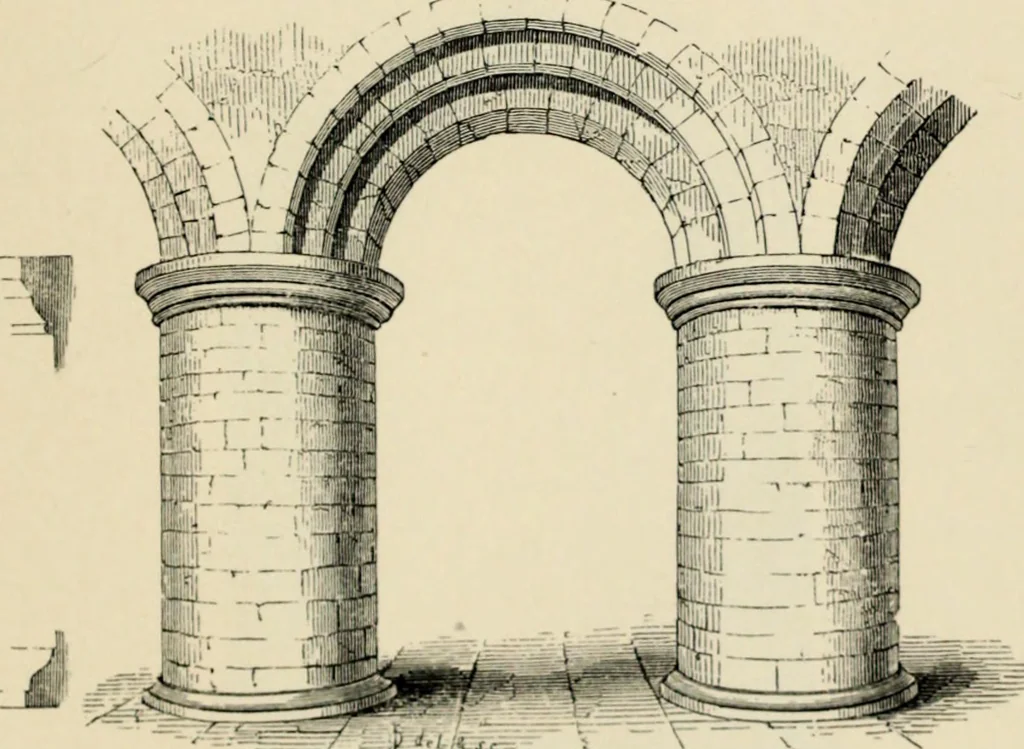 An illustration from A glossary of terms used in Grecian, Roman, Italian, and Gothic architecture, 1845, leaf 49