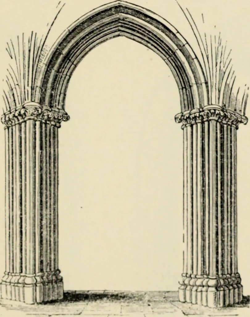 An illustration from A glossary of terms used in Grecian, Roman, Italian, and Gothic architecture, 1845, leaf 51