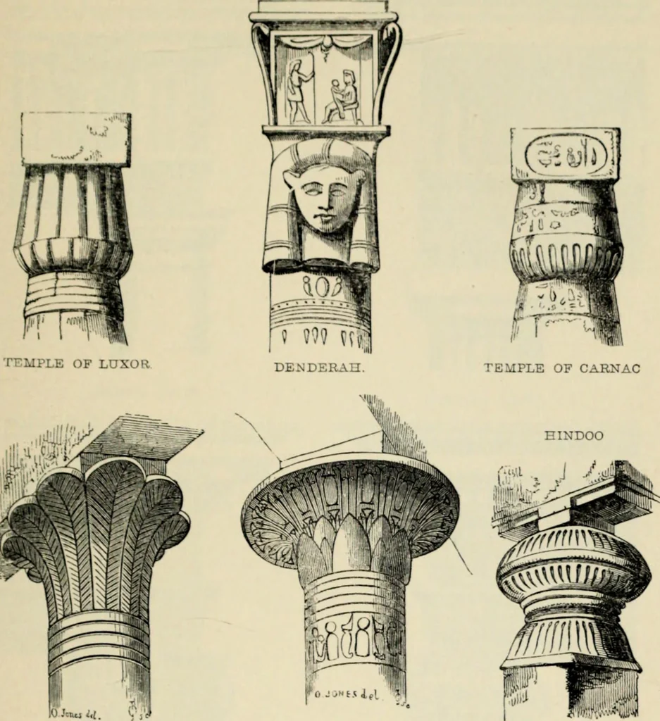 An illustration from A glossary of terms used in Grecian, Roman, Italian, and Gothic architecture, 1845, leaf 83