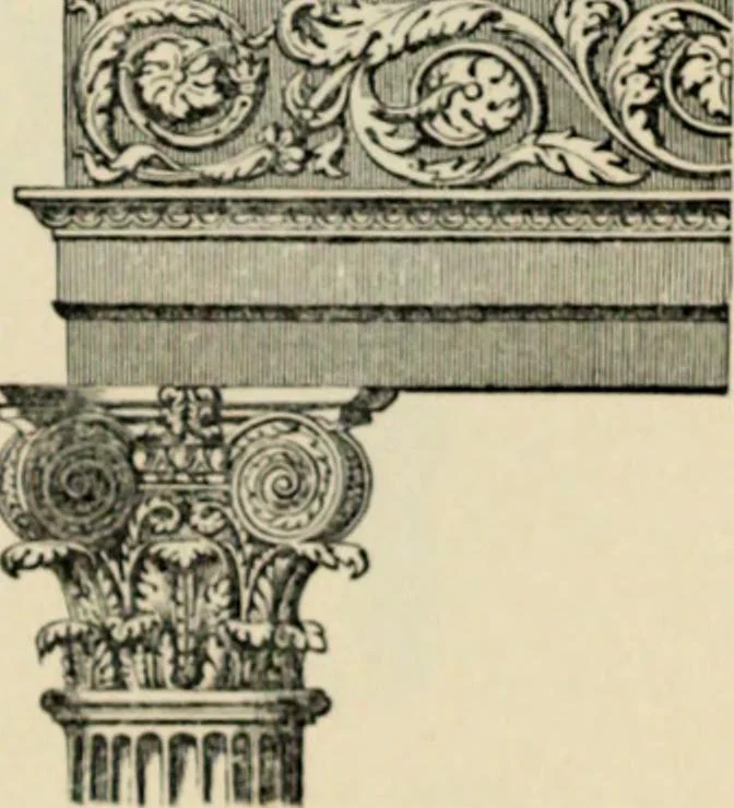 An illustration from A glossary of terms used in Grecian, Roman, Italian, and Gothic architecture, 1845, leaf 85