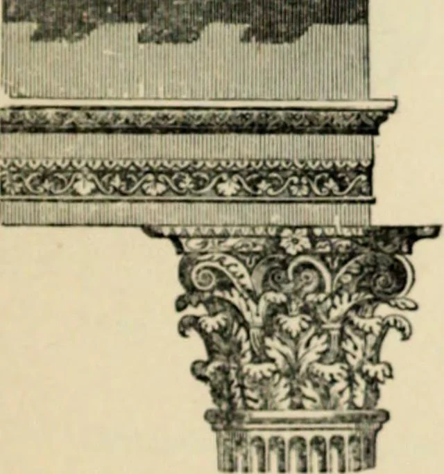 An illustration from A glossary of terms used in Grecian, Roman, Italian, and Gothic architecture, 1845, leaf 85