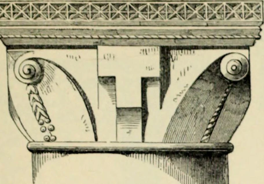 An illustration from A glossary of terms used in Grecian, Roman, Italian, and Gothic architecture, 1845, leaf 87