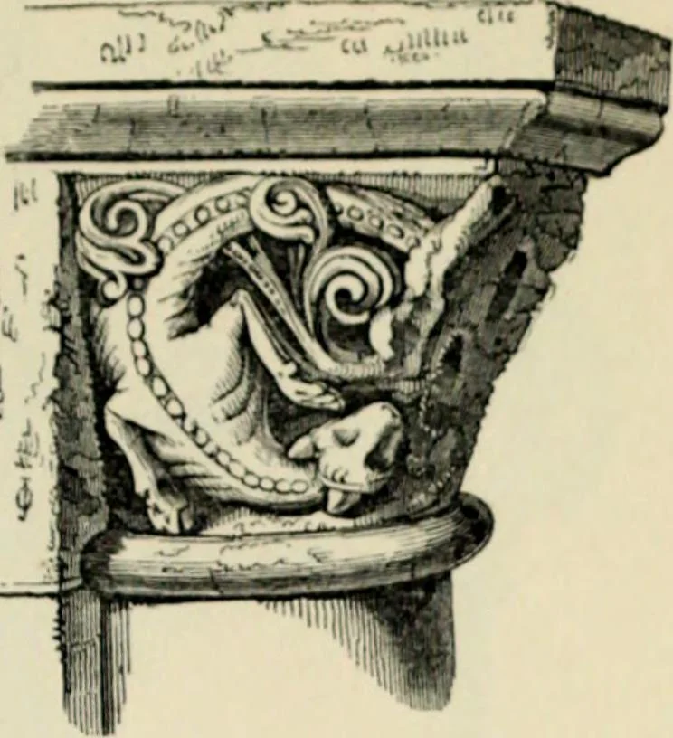 An illustration from A glossary of terms used in Grecian, Roman, Italian, and Gothic architecture, 1845, leaf 87